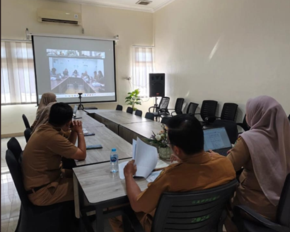 Bappeda Kota Singkawang Mengikuti Zoom Harmonisasi Rancangan Peraturan Wali Kota tentang Renja Perangkat Daerah Tahun 2027